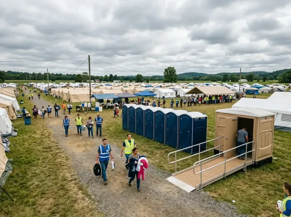 disaster-relief-camp-restrooms-010 — frequently asked questions, Dumpster & Portable Bathrooms Rental in Pleasant View, UT